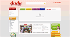 Desktop Screenshot of dudufestas.com.br