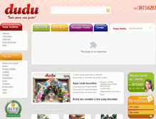 Tablet Screenshot of dudufestas.com.br